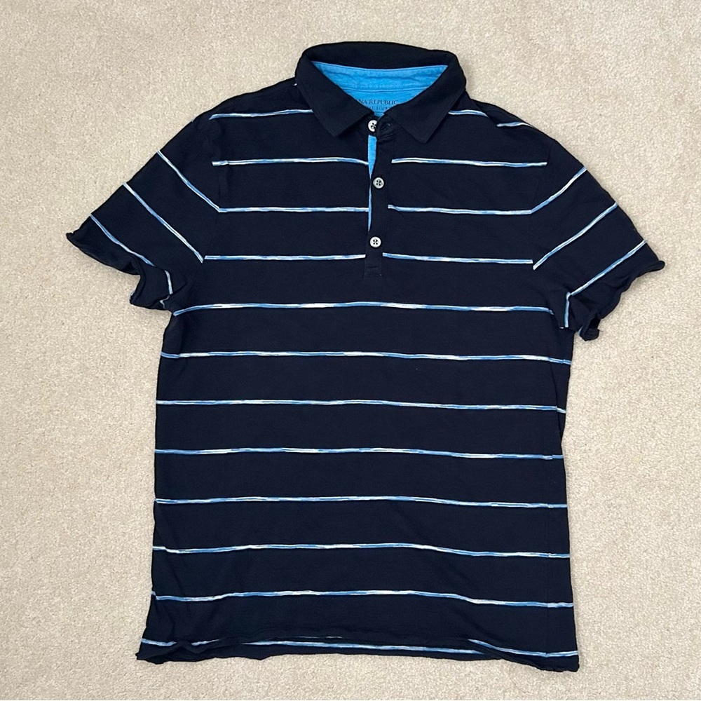 Banana Republic Slim-Fit Slub Tee Polo Shirt